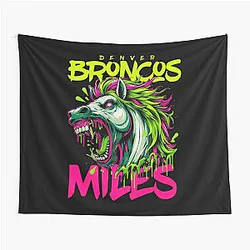 Art Denver Broncos Tapestry