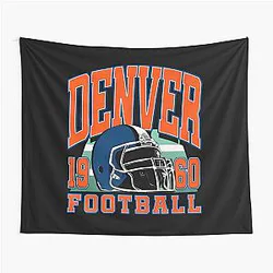 Art Denver Broncos Tapestry