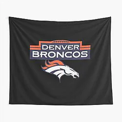 Art Denver Broncos Tapestry