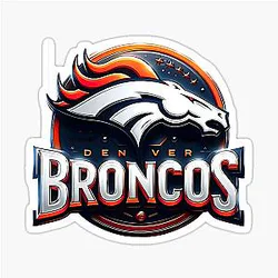 Denver Broncos Super Bowl Legacy Broncos Merchandise Sticker