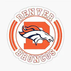 Art Denver Broncos Sticker