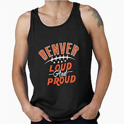 Art Denver Broncos Tank Top
