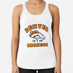 Art, Denver Broncos Racerback Tank Top