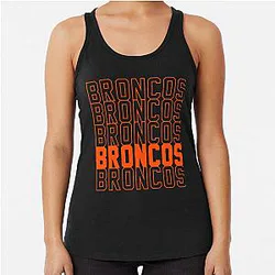 Art Denver Broncos Racerback Tank Top