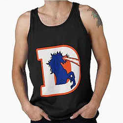 Art Denver Broncos Tank Top