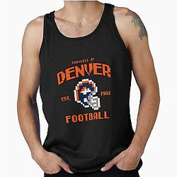 Art Denver Broncos Tank Top