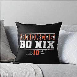 Art for Denver Broncos Throw Pillow