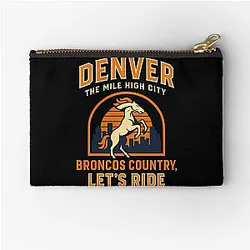 Denver Broncos Zipper Pouch