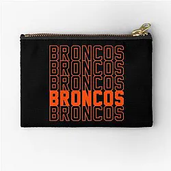 Art Denver Broncos Zipper Pouch