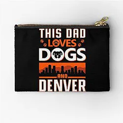 Art Denver Broncos Zipper Pouch