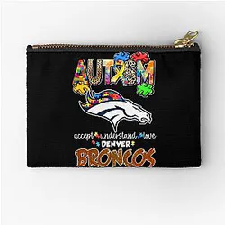 Art Denver Broncos Zipper Pouch