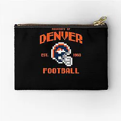 Art Denver Broncos Zipper Pouch