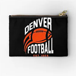 Art Denver Broncos Zipper Pouch
