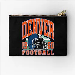 Art Denver Broncos Zipper Pouch