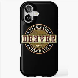 Art Denver Broncos iPhone Tough Case