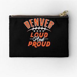 Art Denver Broncos Zipper Pouch