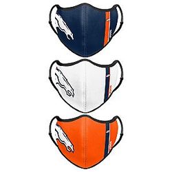 Denver Broncos 3 Pack Face Mask