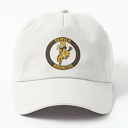 Denver Broncos Retro Fan Art Design Dad Hat