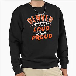 Art Denver Broncos Pullover Sweatshirt