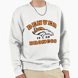 Art Denver Broncos Pullover Sweatshirt