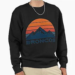 Art Denver Broncos Pullover Sweatshirt