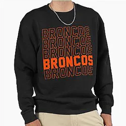 Art Denver Broncos Pullover Sweatshirt
