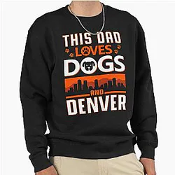 Art Denver Broncos Pullover Sweatshirt