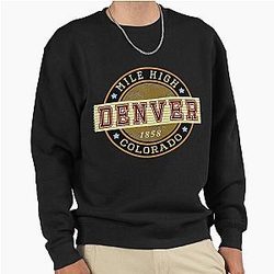 Art Denver Broncos Pullover Sweatshirt