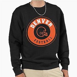 Art Denver Broncos Pullover Sweatshirt