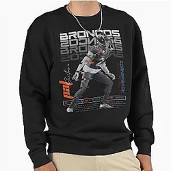 Art Denver Broncos Pullover Sweatshirt