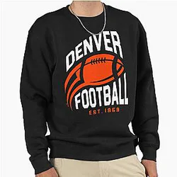 Art Denver Broncos Pullover Sweatshirt