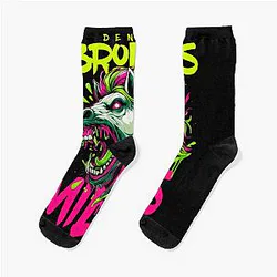 Art Denver Broncos Socks
