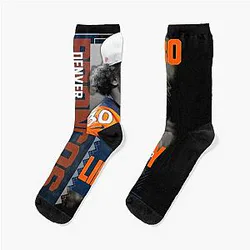 Art Denver Broncos Socks