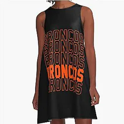 Art Denver Broncos A-Line Dress