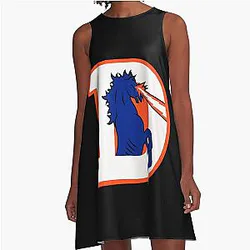 Art Denver Broncos A-Line Dress