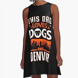 Art Denver Broncos A-Line Dress