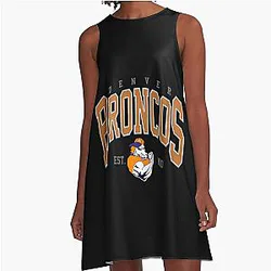 Art Denver Broncos A-Line Dress