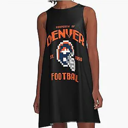 Art Denver Broncos A-Line Dress