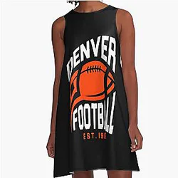 Art Denver Broncos A-Line Dress