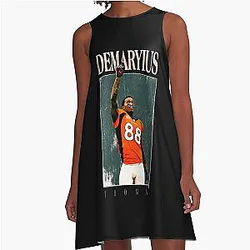 Art Denver Broncos A Line Dress