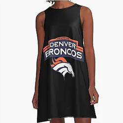 Art Denver Broncos A-Line Dress