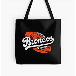 Art Denver Broncos Tote Bag