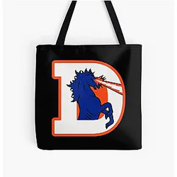 Denver Broncos All Over Print Tote Bag