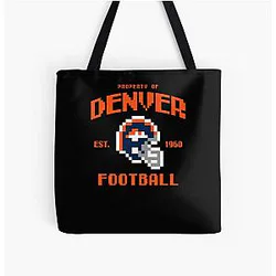 Art Denver Broncos All Over Print Tote Bag