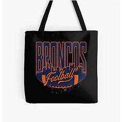 Art Denver Broncos All Over Print Tote Bag