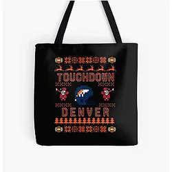 Art Denver Broncos All Over Print Tote Bag