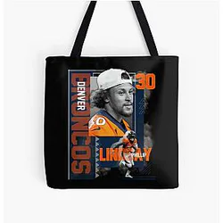 Art Denver Broncos Over Print Tote Bag
