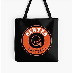 Art Denver Broncos All Over Print Tote Bag