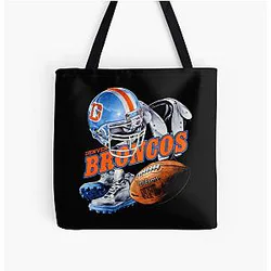 Art Denver Broncos All Over Print Tote Bag