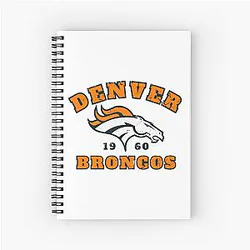 Art Denver Broncos Spiral Notebook